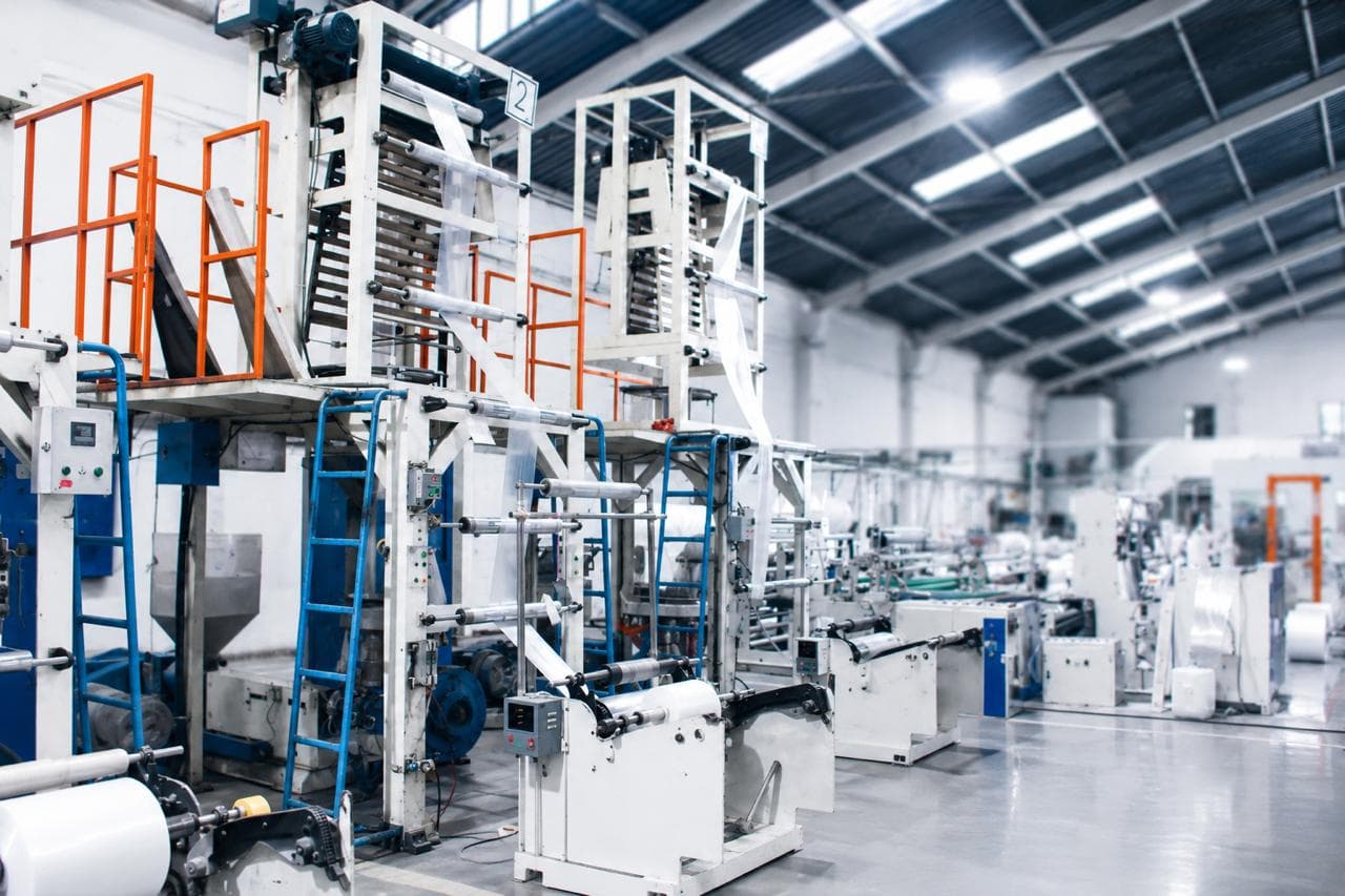 Líneas de extrusión en planta Bioplastic